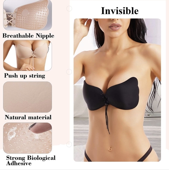 ❤️ BRAND NEW / Backless bra / adhesive / B cup - Picture 2 of 5